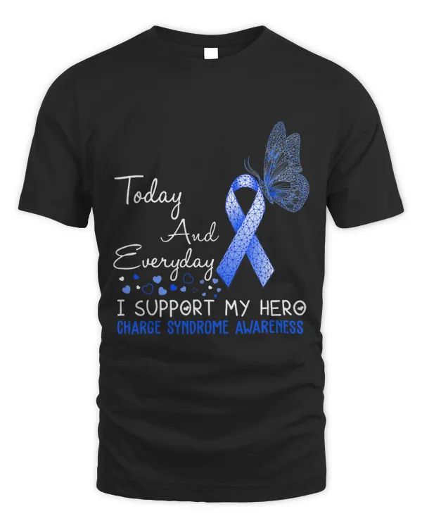 Charge Syndrome Awareness I Support My Hero Butterfly