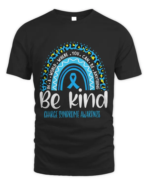 Charge Syndrome Awareness Leopard Rainbow Choose Kindness