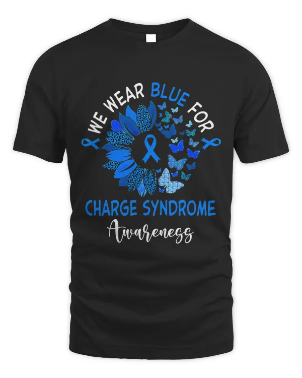 Charge Syndrome Awareness Leopard Sunflower