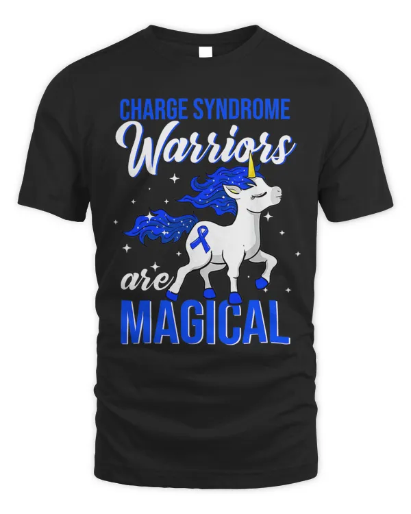 Charge Syndrome Awareness Warrior Funny Unicorn