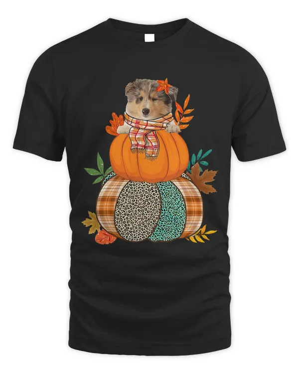 Cute Rough Collie PumpkinThanksgiving Autumn Dog Lover