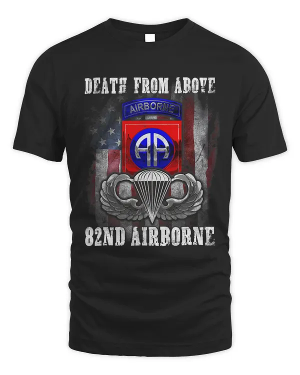 Death From Above 82nd Airborne Division Paratrooper Flag