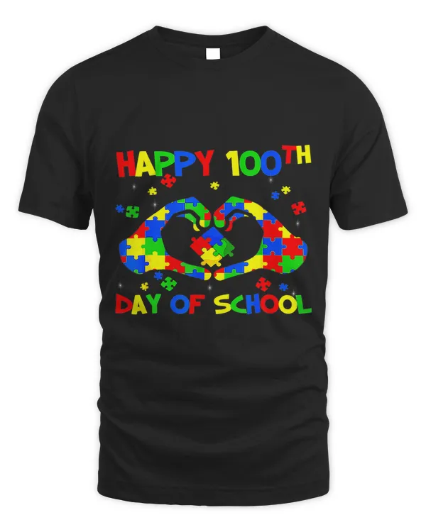 Happy 100th Day 100 Days Of School Autism Awareness