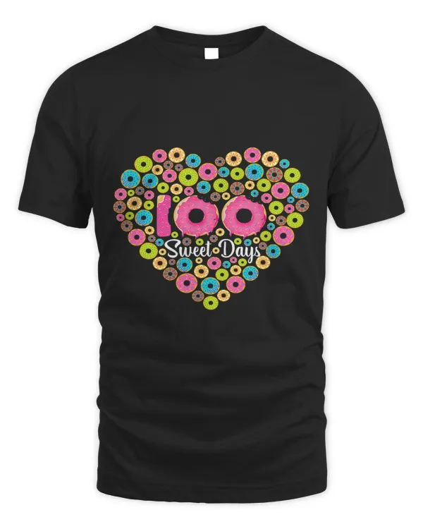 Happy 100th Day Of School Donuts 100 Sweet Days Teacher Kids