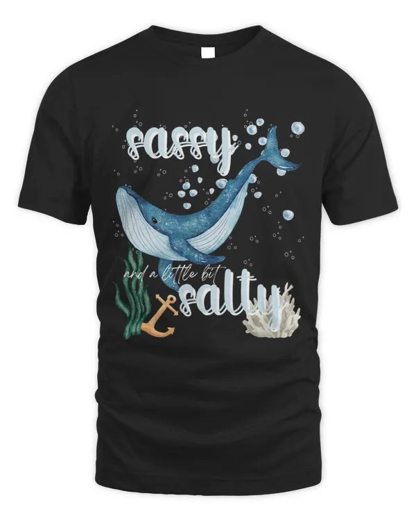 Blue Whale Sassy Salty Attitude Sweet Southern Prep Gear