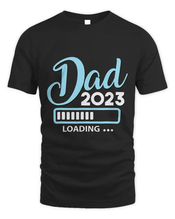 Dad Est 2023 Shirt Loading Baby Boy Girl Future New Daddy