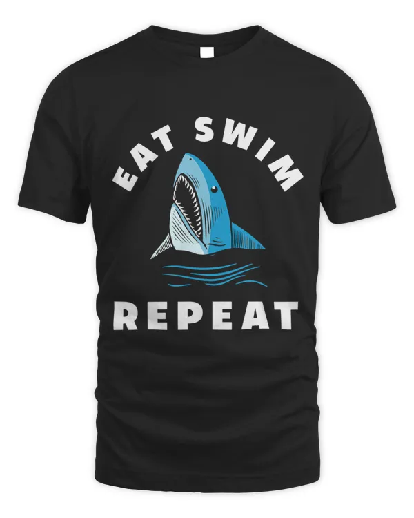 Eat Swim Repeat Shark Lovers Shark