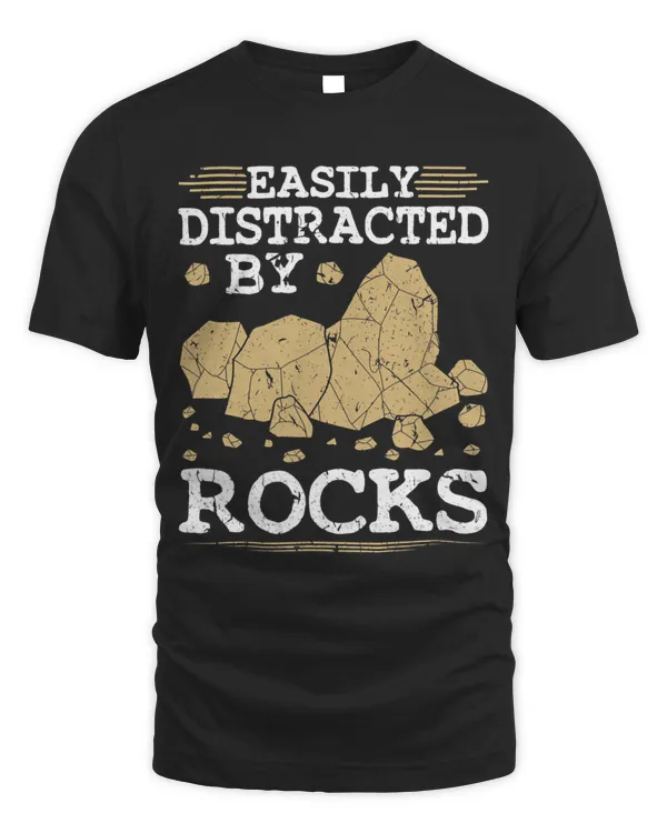 Easily Distracted By Rocks Funny Geology