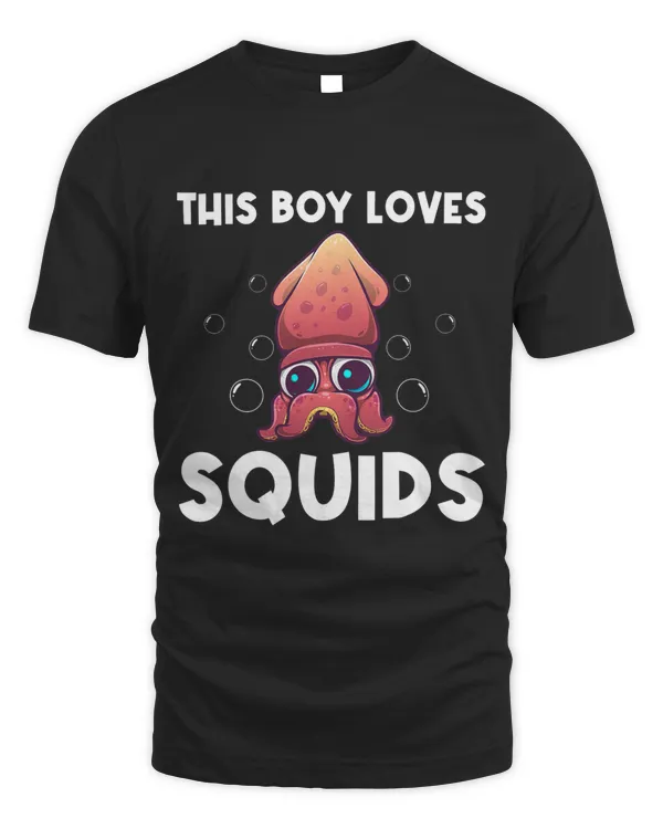 Cool Squid For Boys Kids Octopus Biology Sea Animals1