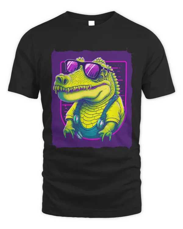 Crocodile with Sunglasses