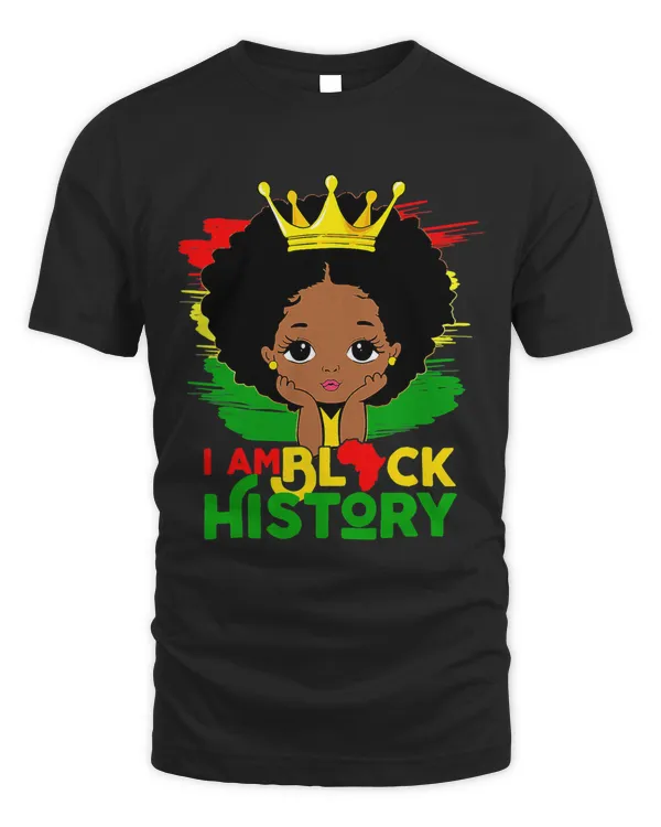 Black Melanin Girl I Am Black History Month Kids 8