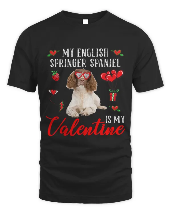 English Springer Spaniel Is My Valentine Valentines Day 211