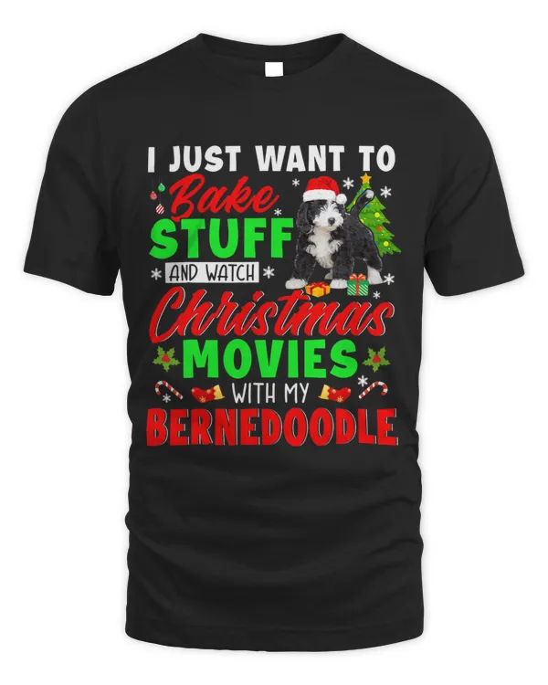 Bake Stuff And Watch Christmas Movies With My Bernedoodle