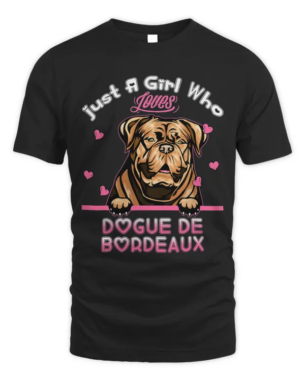 Just A Girl Who Loves Dogue De Bordeaux Mom Girl Women 271