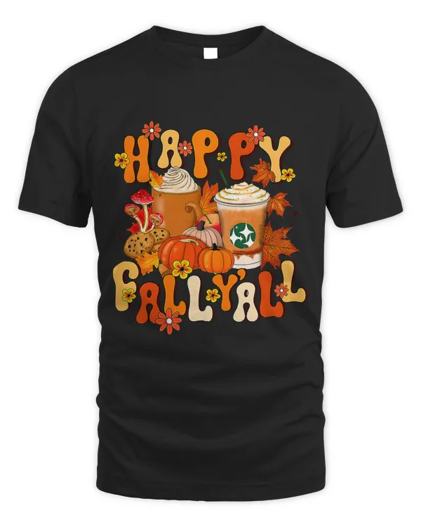 Happy Fall Yall Pumpkin Autum Vibes Happy Fall Coffee168