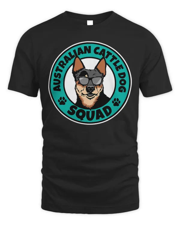 Australian Cattle Dog Squad Dog Lover Australian Cattle Dog T-Shirt