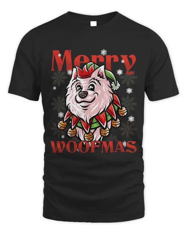 Merry Woofmas Samoyed Elf Dog Christmas Dogs Elves 21