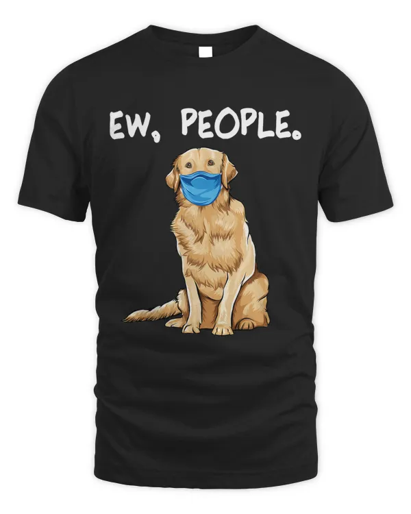 Funny Gold Retriever Mask Holder T-Shirt