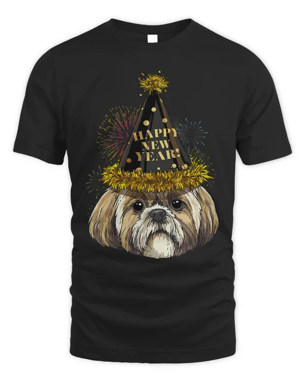 New Year Shih Tzu New Years Eve Party Countdown Dog Lover319