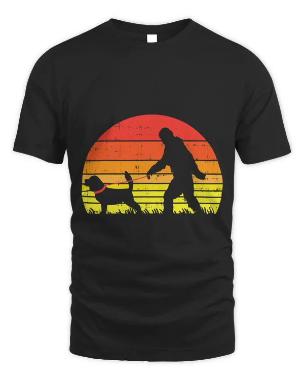 Bigfoot Sasquatch Beagle Retro Animal Pet Hound Dog Gift