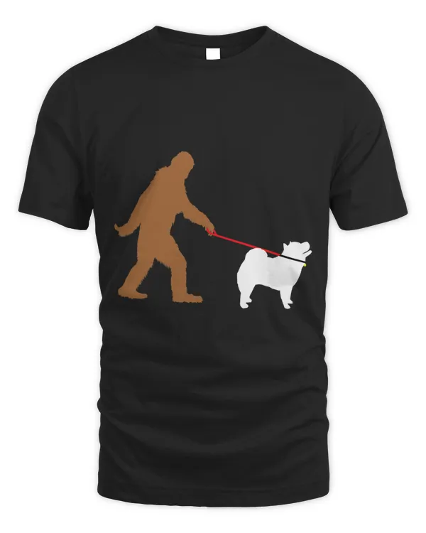 Bigfoot Walking Chow Chow Dog Sasquatch