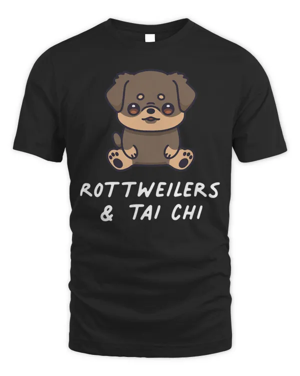 Rottweilers Tai Chi Funny Sports Kawaii Dog Lover Owner