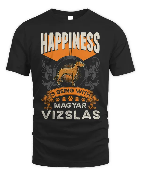 Happiness is being with Magyar Vizslas Hungarian Vizsla 3