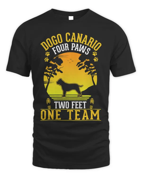 Dogo Canario 4 paws 2 feet one team Presa Canario