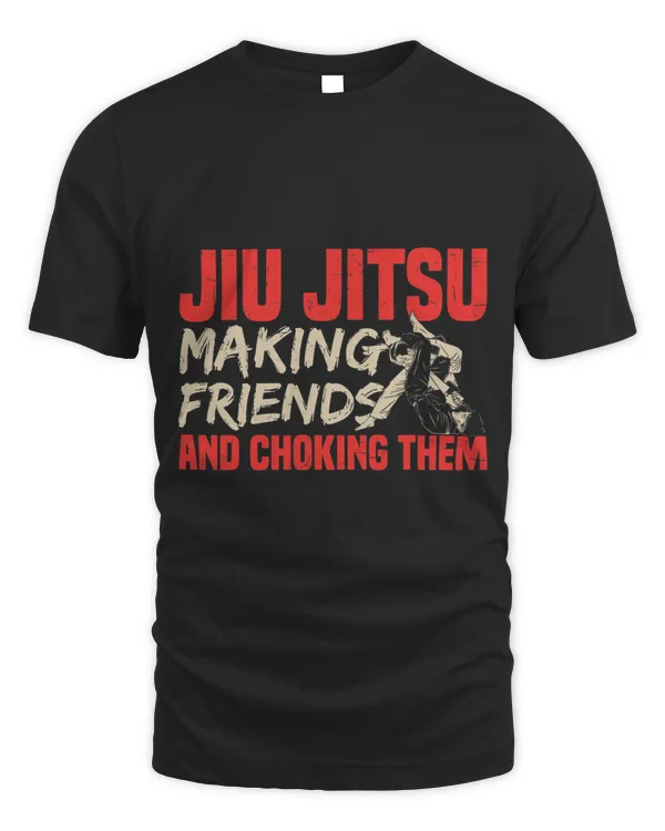 Funny Jiu Jitsu Fighter Making Friends Tactical Hugging