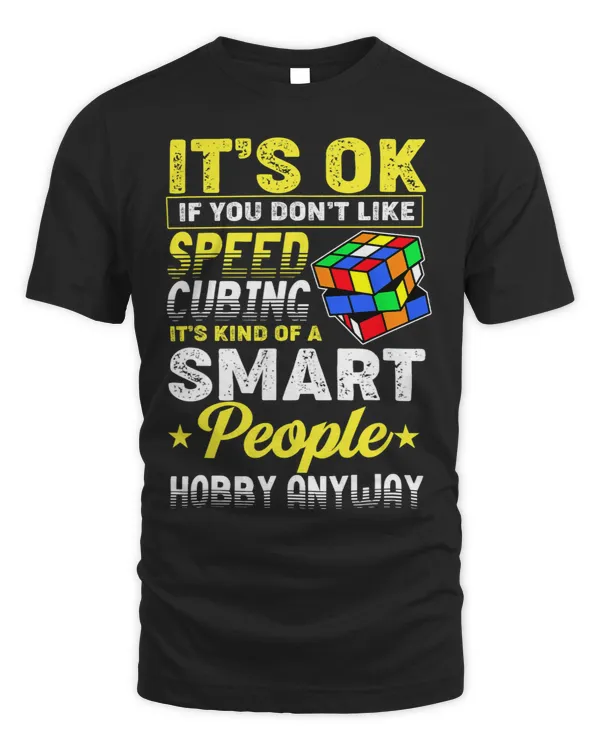 Smart People Hobby Funny Speed Cubing Competitive Puzzle