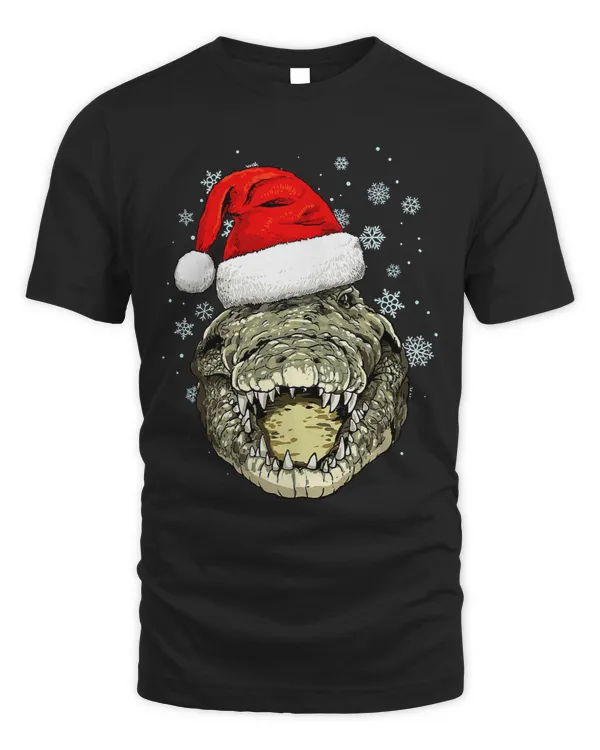 Christmas Santa Clause Crocodile Xmas Navidad Holiday Gators371