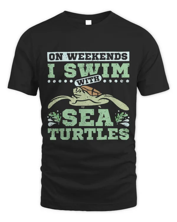 I swim with sea turtles 256