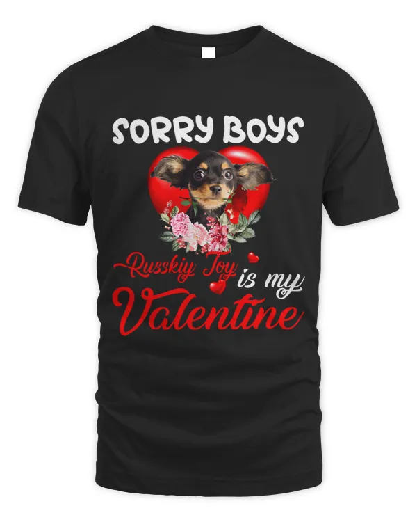 Sorry Boys Russkiy Toy Is My Valentine Cute Dog Mom
