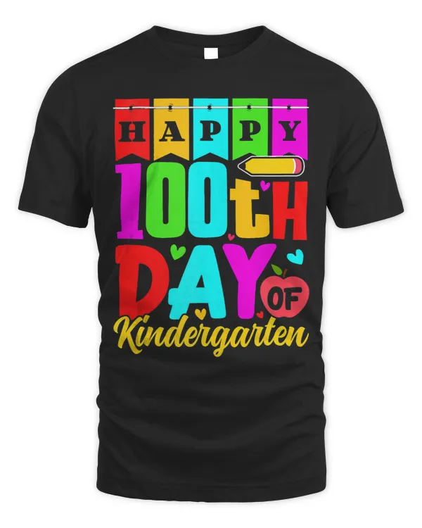 Happy 100Th Day Of Kindergarten Child 100 Days Kids Saying