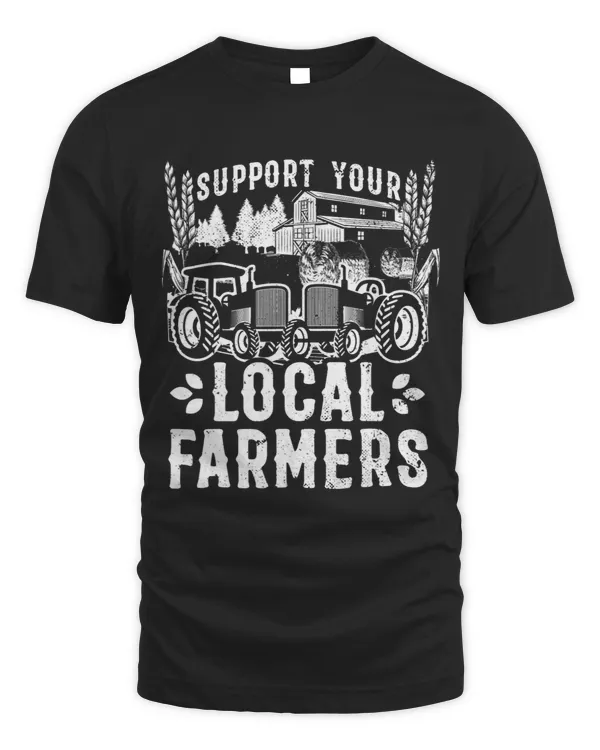 Support your Local Farmers Harvest Farming Barn Cattle 172