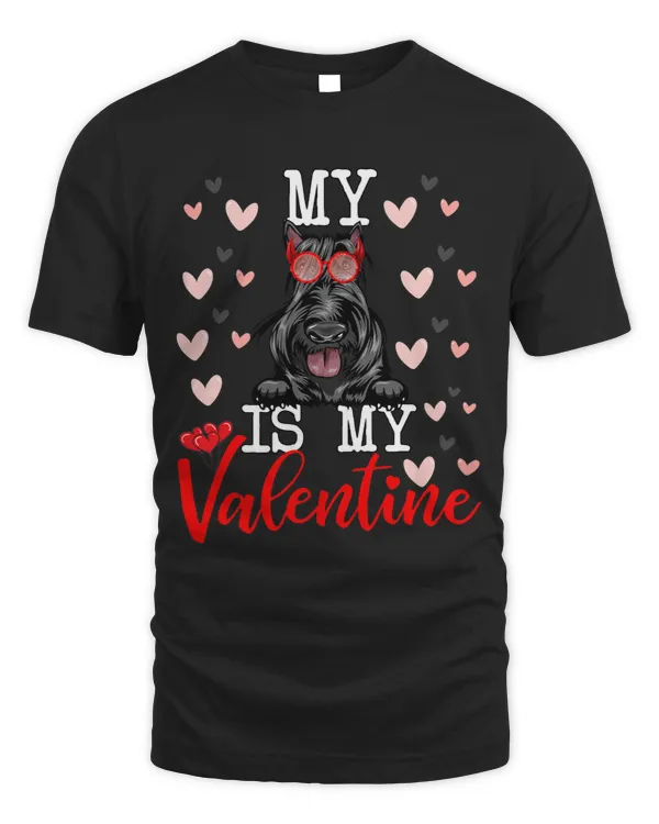 My Scottish Terrier Is My Valentine Paw Dog Puppy Lover