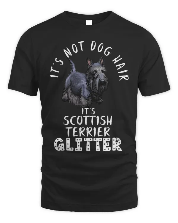 Its Not Dog Hair Its Scottish Terrier Glitter Dog Quote 158