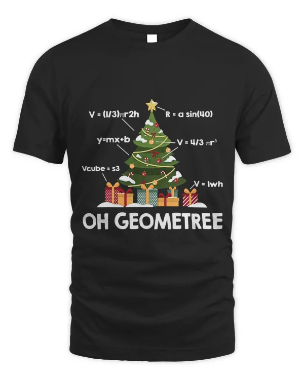 Funny Christmas Tree Math Mathematician Mathematic Geometree 97