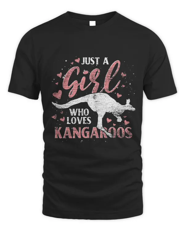 Just A Girl Who Loves Kangaroos Zoo Animal Kangaroo 4