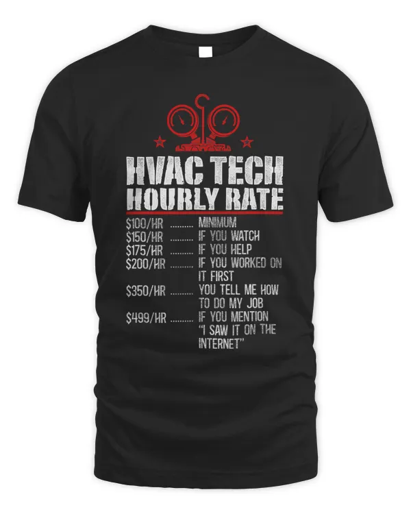 HVAC Technician Tech Hourly Rate Vintage Hvac Tech Hourly