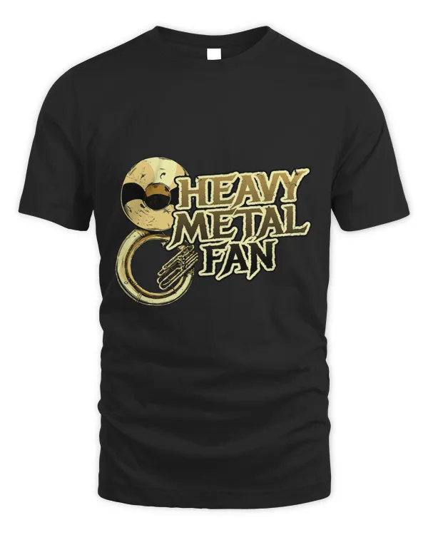 Heavy Metal Fan Sousaphone Player Shirt Brass Sousaphone