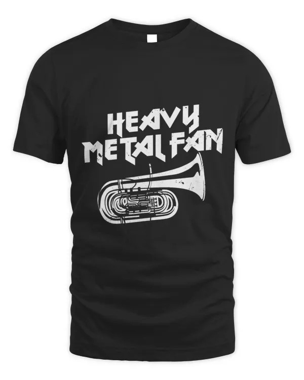 Heavy Metal Fan Tuba Player Shirt Brass Instrument Tuba