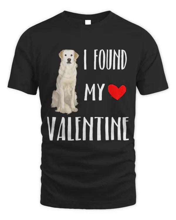 I Found My Valentine Day Kuvaszok Dog Lover Gift