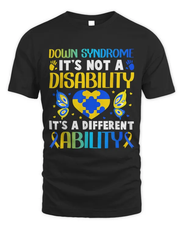 Its Not Disability Different Ability Down Syndrome Outfit