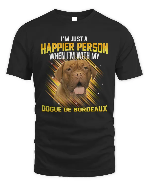 Dog Dogue De Bordeaux Im Just a Happier Person puppy
