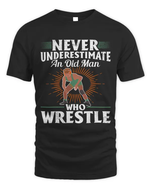 Mens Wrestling I Never Underestimate on Old Man Who Wrestle