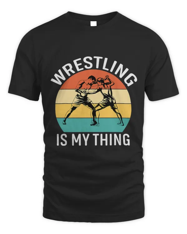 Mens funny man boy kids wrestling lover sport wrestle