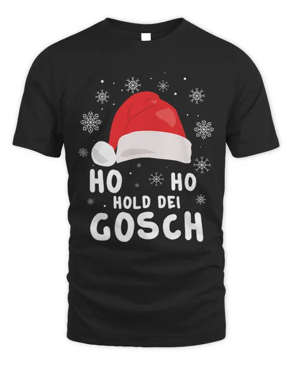 Ho Ho Hold Dei Gosch Funny Ugly Christmas Hat