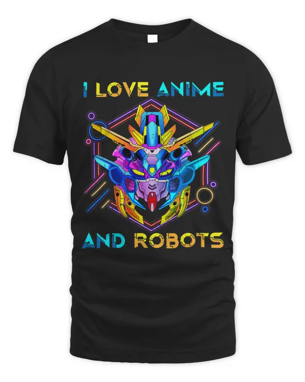 I Love Anime And Robots Otaku Manga Kawaii Robot Head