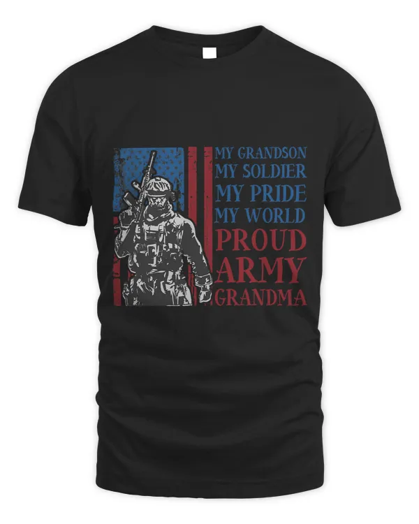 My Grandson Soldier Pride Proud Army Grandma US Military